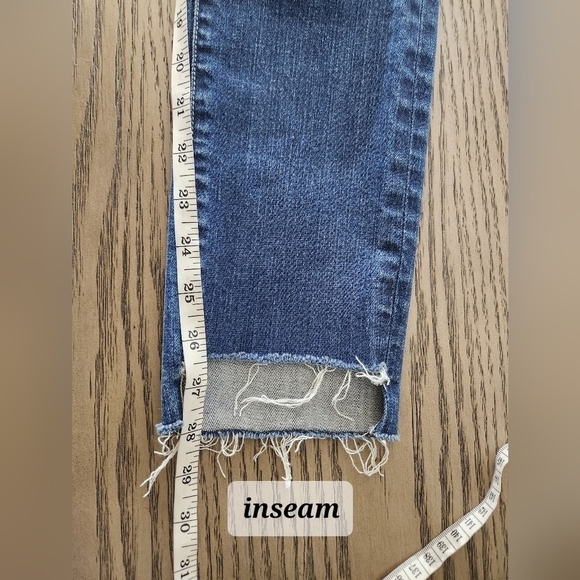 Paige Skyline Ankle Peg Jeans Womens 24 Blue - Picture 10 of 11